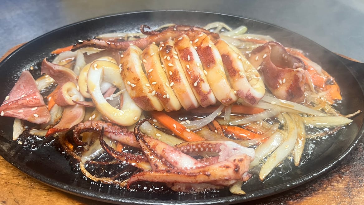 BBQ Calamari.